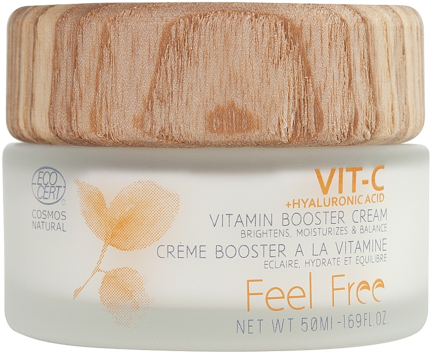 Крем-бустер для лица с витамином С - Feel Free Vit C + Hyaluronic Acid Vitamin Booster Cream — фото N1