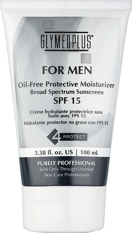 Солнцезащитный крем для лица SPF 15 - GlyMed Plus Oil-Free Protective Moisturizer — фото N1