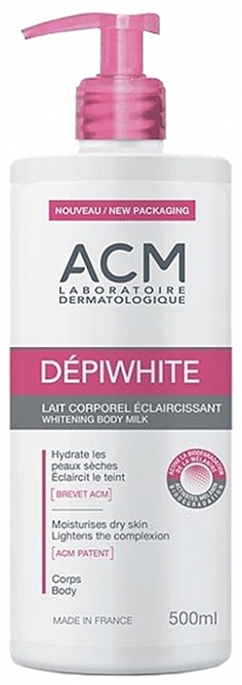 Освітлювальне молочко для тіла - ACM Laboratoires Depiwhite Body Milk — фото N1