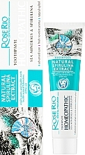 Зубная паста - Sts Cosmetics Rose Rio Natural Sea Minerals & Spirulina Toothpaste — фото N2