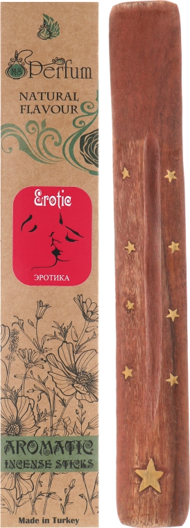 Аромапалички з дерев'яною підставкою "Еротика" - MSPerfum — фото N1