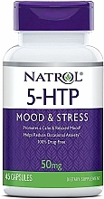 Біодобавка для поліпшення настрою, 50 мг - Natrol 5-HTP Mood & Stress — фото N1