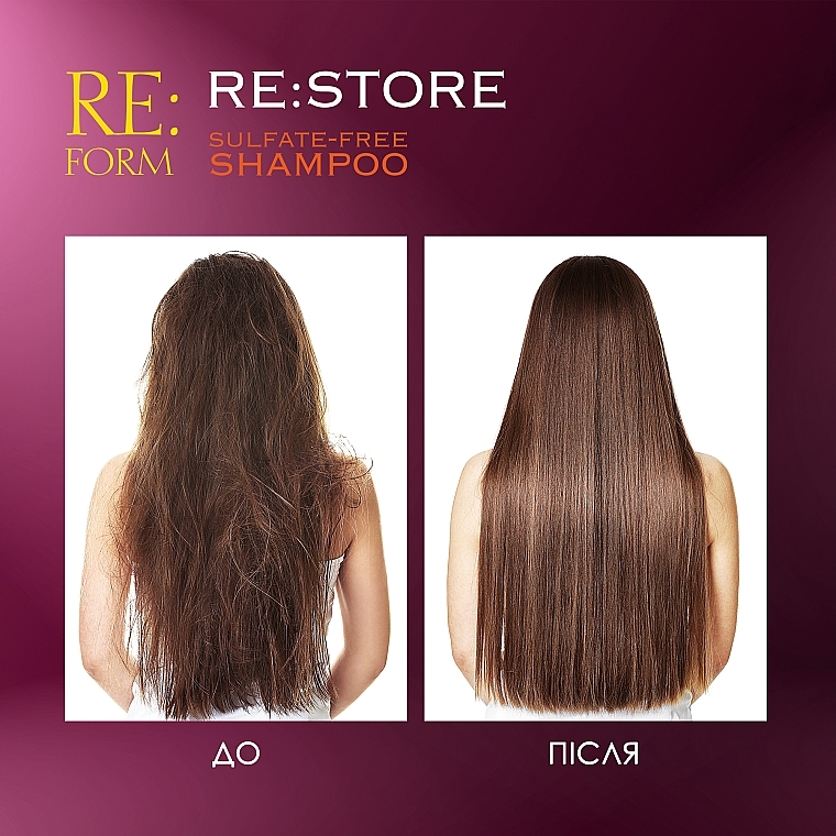 Безсульфатний шампунь для відновлення волосся - Re:form Re:store Sulfate-Free Shampoo — фото N5