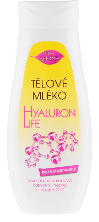 Молочко для тіла - Bione Cosmetics Hyaluron Life Body Milk With Hyaluronic Acid — фото N1