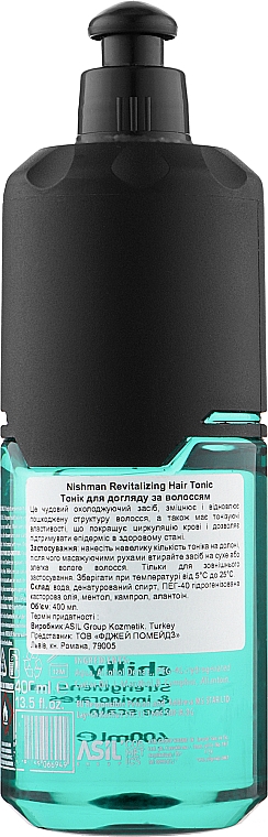 Тонік для волосся - Nishman Revitalizing Hair Tonic — фото N2