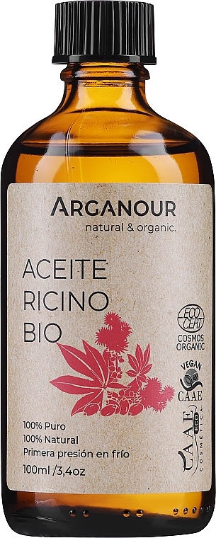 Рицинова олія - Arganour Castor Oil 100% Pure — фото N1