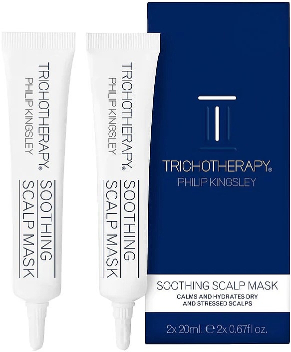 Успокаивающая маска для кожи головы - Philip Kingsley Trichotherapy Soothing Scalp Mask — фото N1