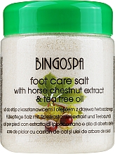 Соль для ног с экстрактом конского каштана - BingoSpa Sea Salt — фото N1