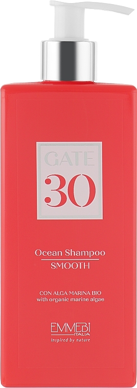 Вирівнювальний шампунь для волосся - Emmebi Italia Gate 30 Wash Ocean Shampoo Smooth * — фото N1