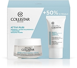 Духи, Парфюмерия, косметика Набор - Collistar Attivi Puri Hyaluronic Acid + Ceramider (cr/gel/50ml + cr/gel/mini/25ml)