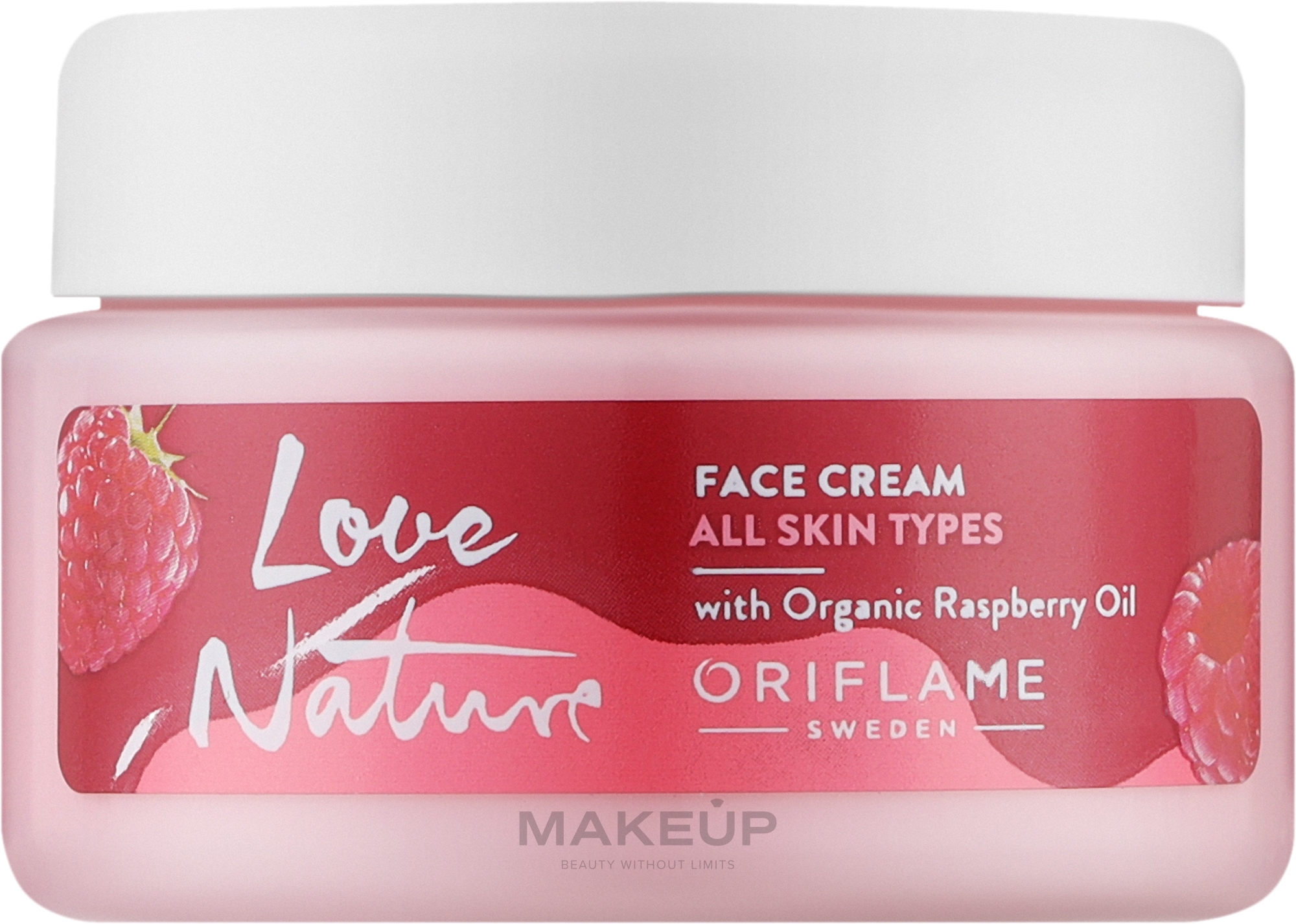 Крем для лица с органическим маслом малины - Oriflame Love Nature Sweet Delights Face Cream — фото 50ml