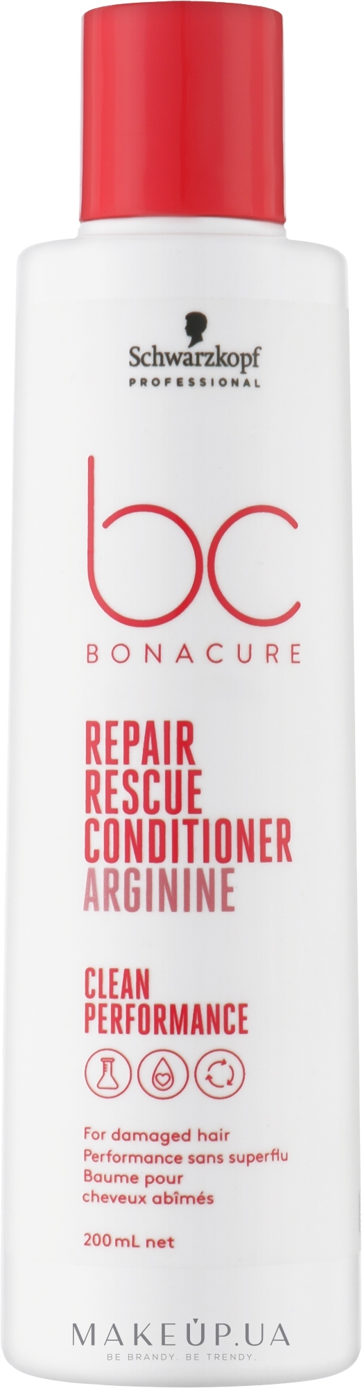 Кондиционер для поврежденных волос - Schwarzkopf Professional Bonacure Repair Rescue Conditioner Arginine — фото 200ml