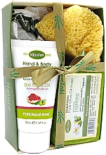 Парфумерія, косметика Набір - Kalliston Kit (soap/100g + b/cr/75ml + sponge/1pcs)