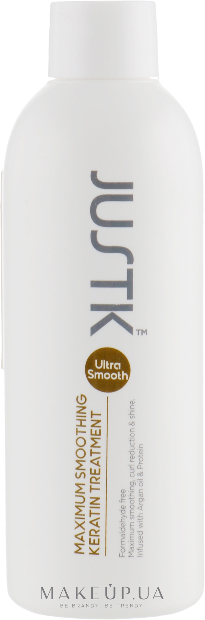 Нанопластика волос - JustK Maximum Smoothing Keratin Treatment — фото 100ml