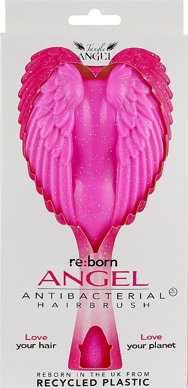 Щітка для волосся, рожева - Tangle Angel Re:Born Pink Sparkle — фото N4