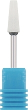 Парфумерія, косметика Фреза корундова "Усічений конус, подовжений", діаметр 4.5 мм, 45-29, біла - Nail Drill