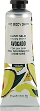 Духи, Парфюмерия, косметика Крем-бальзам для рук "Авокадо" - The Body Shop Vegan Avocado Hand Balm
