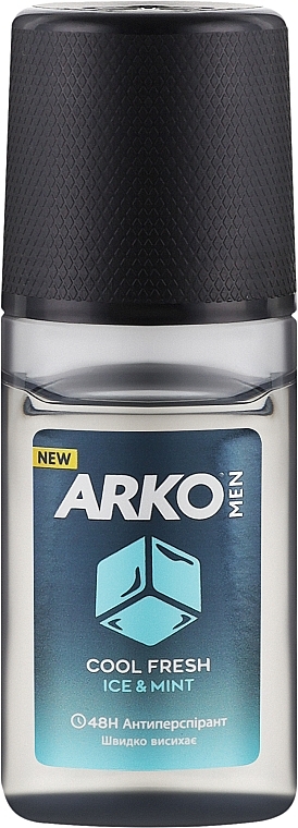 Антиперспірант кульковий чоловічий - Arko Men Сool Fresh Ice & Mint — фото N1