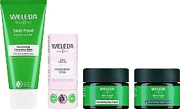 Парфумерія, косметика Набір - Weleda Skin Food (d/cr/40ml + n/cr/40ml + clean/balm/75ml + deo/50g)