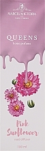 Аромадиффузор "Розовый подсолнух" - Tasotti Queens Home Perfume Pink Sunflower Reed Diffuser — фото N1