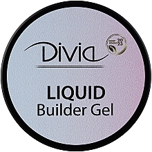 Гель для нарощування нігтів - Divia Liquid Builder Gel Clear — фото N4