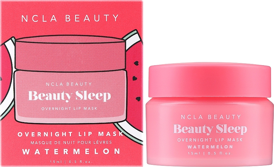 Нічна маска для губ - NCLA Beauty Beauty Sleep Overnight Lip Mask Watermelon — фото N2