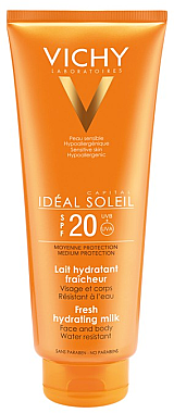 Солнцезащитное молочко для тела - Vichy Ideal Soleil Milk Spf 20 — фото N1