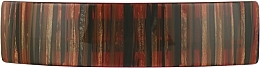 Парфумерія, косметика Заколка "Автомат", A13pod-33, коричнева в смужку - Mari N.