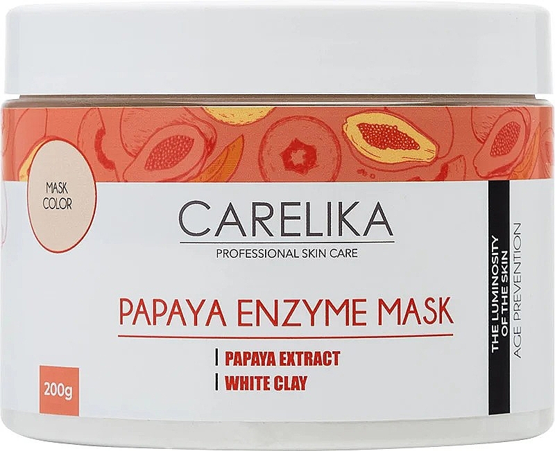 Маска для лица - Carelika Papaya Enzyme Mask — фото N1