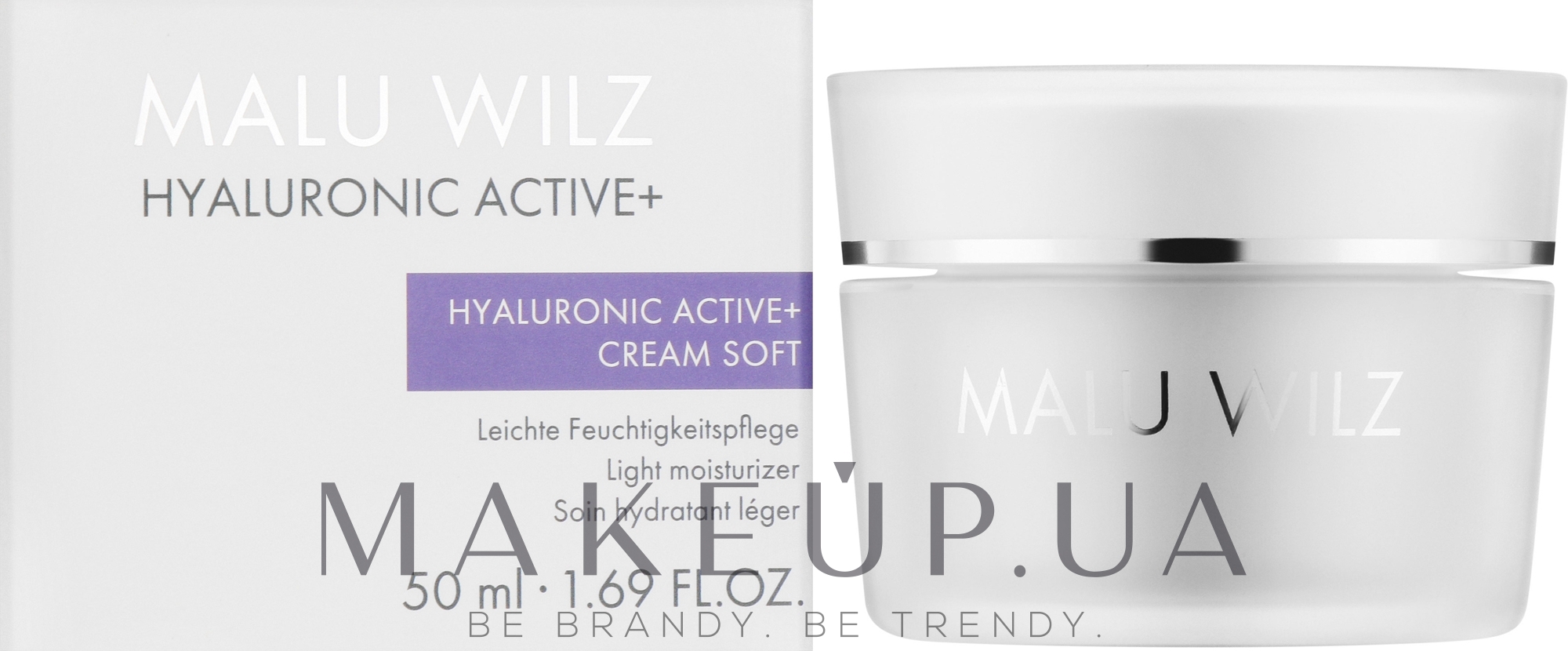 Увлажняющий крем для лица - Malu Wilz Hyaluronic Active+ Cream Soft — фото 50ml