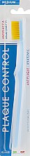 Парфумерія, косметика Зубна щітка "Контроль нальоту" середня, блакитна - Piave Toothbrush Medium