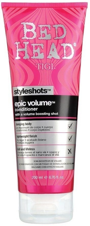 Кондиціонер для додаткового обсягу - Tigi Bed Head Styleshots Epic Volume Conditioner — фото N1