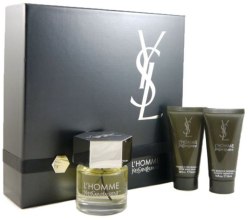 Духи, Парфюмерия, косметика Yves Saint Laurent LHomme - Набор (edt/60ml + a/sh balm/50ml + sh/gel/50ml)