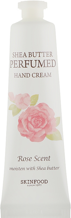 Крем для рук - Skinfood Shea Butter Perfumed Hand Cream Rose Scent — фото N1
