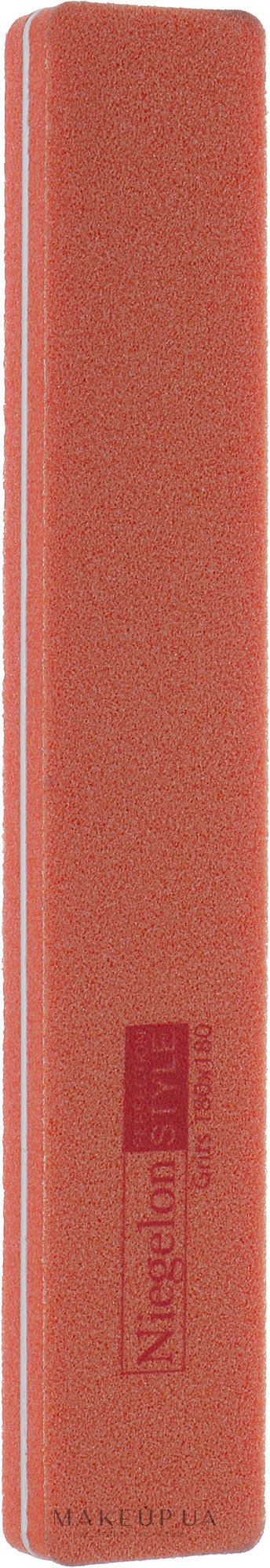 Пилочка для ногтей двухсторонняя минеральная 06-0596 - Niegeloh Solingen — фото Оранжевый