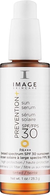Солнцезащитная сыворотка SPF 30 с тоном - Image Skincare Prevention+ Sun Serum SPF 30