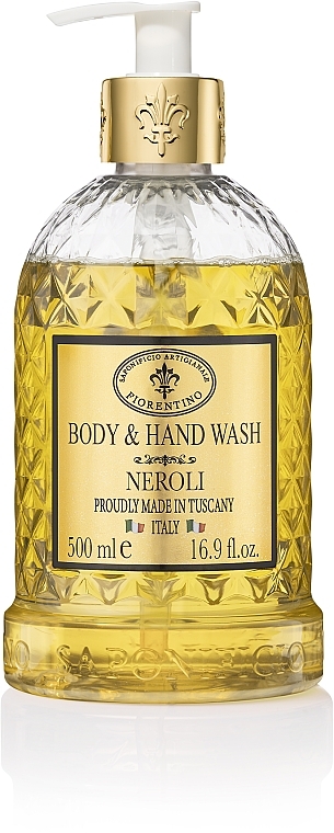 Жидкое мыло "Нероли" - Saponificio Artigianale Fiorentino Body & Hand Wash  — фото N1