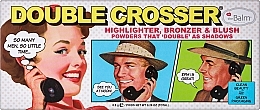 Хайлайтер, бронзатор і рум'яна - theBalm Double Crosser Highlighter Bronzer & Blush Palette — фото N2