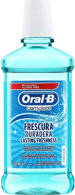 Ополаскиватель полости рта "Морозная свежесть" - Oral-B Complete Lasting Freshness Cool Mint — фото N1