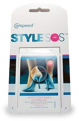 Невидимые пластыри для ног, 5 шт. - Compeed Style Sos Protector Invisible — фото N1