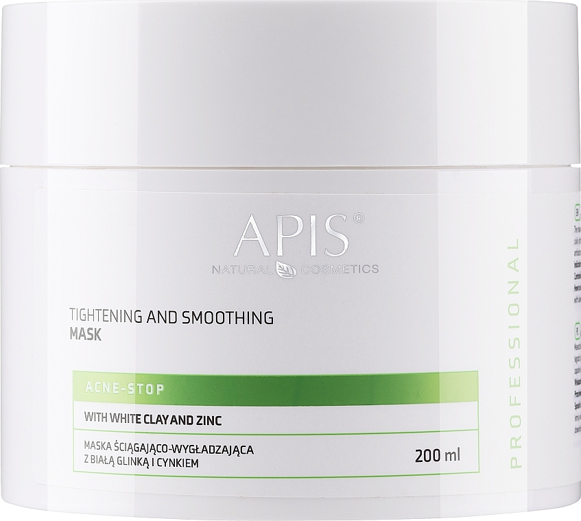 Маска с белой глиной для лица - APIS Professional Tightening And Smoothing Mask