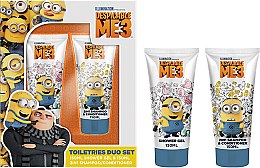 Парфумерія, косметика Air-Val International Minions - Набір (shm/con/150ml + sh/gel/150ml)