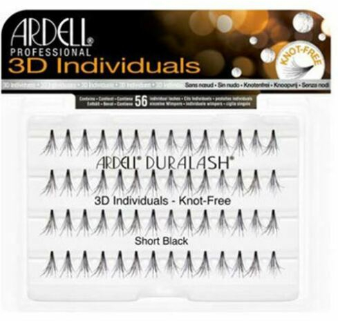 Набор пучковых ресниц - Ardell Duralash 3D Individuals Short Black 75941 — фото N1