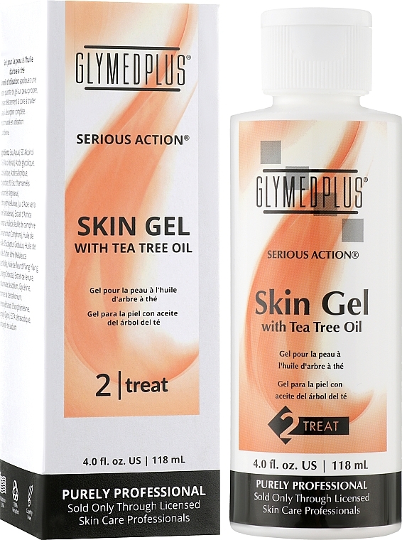 Гель для шкіри, з олією чайного дерева - GlyMed Plus Gel Skin With Tea Tree Oil — фото N3