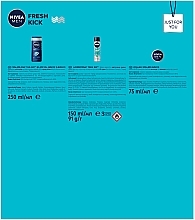 Набір чоловічий - NIVEA MEN Fresh Kick 2024 (sh/gel/250ml + deo/150ml + cr/75ml) — фото N7