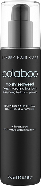 Ванночка для глибокого зволоження волосся - Oolaboo Moisty Seaweed Deep Hydrating Hair Bath — фото N1