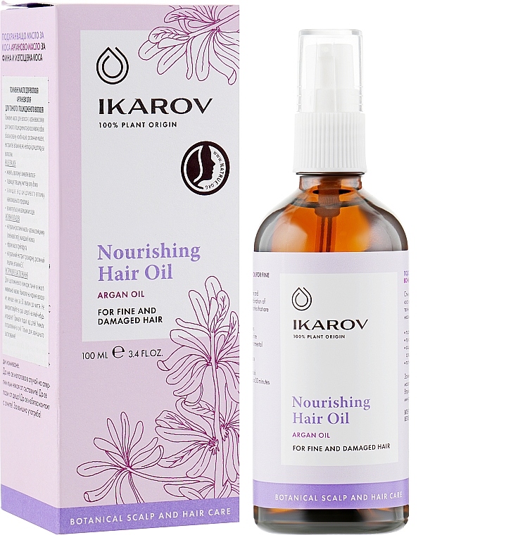 Олія для волосся - Ikarov Nourishing Hair Oil — фото N1