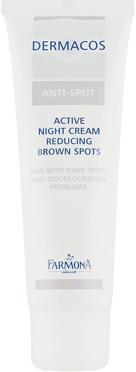 Ночной крем для лица против пигментации - Farmona Professional Dermacos Anti-Spot Active Night Cream  — фото N2