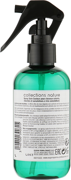 Спрей-догляд для фарбованого волосся - Eugene Perma Collections Nature Spray Soin Couleur — фото N2