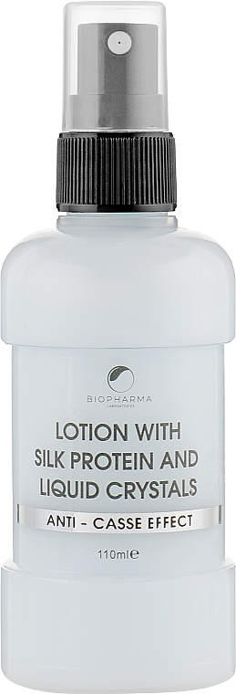 Лосьон с протеинами шелка, жидкими кристаллами и льняным маслом с дозатором - Biopharma Bio Oil Lotion